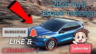 BEST 2026 ford escape redesign [upl. by Drahser]