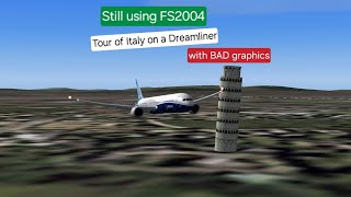 A tour of Italy on FS2004 italy rome vatican como lakecomoitaly fs2004 [upl. by Anavoj204]