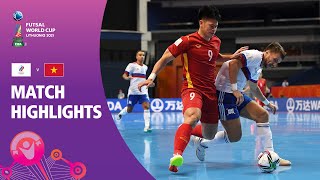 RFU v Vietnam  FIFA Futsal World Cup 2021  Match Highlights [upl. by Maag]