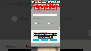 SBMMOFF Best Warzone 2 VPN shorts warzone2 [upl. by Ultun985]