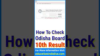 Odisha Board 10th Result 2024 Kaise Dekhe  How To Check BSE Odisha 10th Result 2024 [upl. by Hibbitts530]