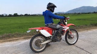 CRF250X FMF Exhaust Sound Check [upl. by Garnes]