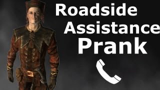 Cicero Calls Roadside Assistance  Skyrim Prank Call [upl. by Bartle]