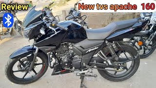 tvs Apache all black new 3 features Apache 160 2V mileage price features full review [upl. by Genna]