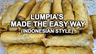 How to Make Lumpia the Easy Way [upl. by Anelehs]