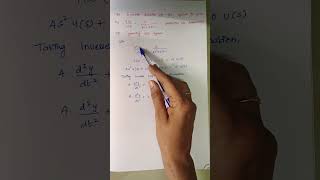 Finding differential equation from the transfer function [upl. by Yona]