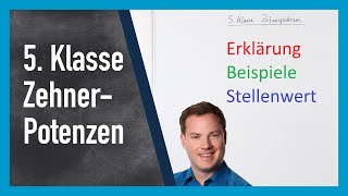 5Klasse Zehnerpotenzen Beispiele und Erklärung [upl. by Louanna349]