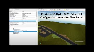 Carlson Precision3D 2023 Video 1  New Install Config Items [upl. by Anayeek820]