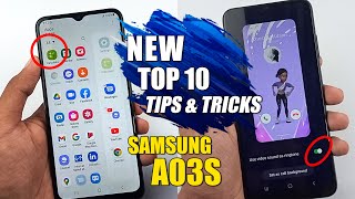 Samsung Galaxy A03s New Top 10 Tips amp Tricks  Hidden Features 2022 For All A Series English [upl. by Ballinger]