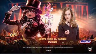 WWE 2K23 Zatanna ZataraDC vs Hermione GrangerHarry Potter Fantasy Match [upl. by Anitreb855]