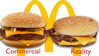 McDonalds Ads vs The Real Thing [upl. by Robbin]