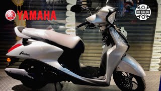 Yamaha Fascino full review full features engine specifications price amp details 2024 [upl. by Airretnahs331]