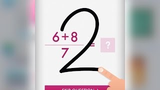 Mathe Apps für Schüler mit Handschrifterkennung Quick Maths amp Quick Math [upl. by Ecnerol]