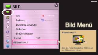 LG Smart TV 32LA6608  German Menu [upl. by Drofla]