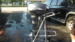 Yamaha 15hp 2 stroke outboard motor [upl. by Attekal823]