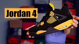 How to put shoelaces on Air Jordan 4  Bar Lacing Style [upl. by Anemij]