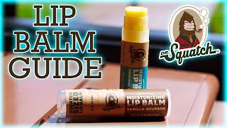 LIP BALM  Dr Squatch Review  Original amp Vanilla Bourbon [upl. by Frame]