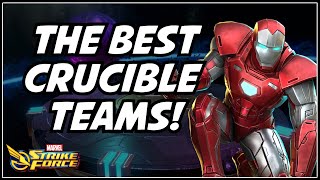 The BEST Crucible Teams  Use These Teams To Destroy Your Opponents  Marvel Strike Force [upl. by Groot]