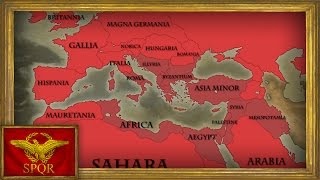 EU4  Timelapse  Roman Empire Restoration as Byzantium [upl. by Lamberto]