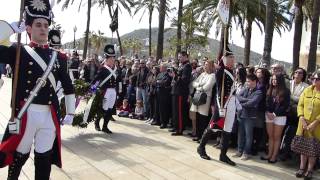 Homenaje de los granaderos marrajos a Martín Álvarez [upl. by Gretal615]