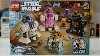 LEGO Star Wars 75392 Creative Play Droid Builder  LEGO Speed Build Review [upl. by Danice]