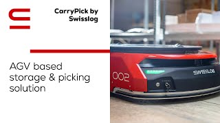 CarryPick by Swisslog AGV based storage amp picking solution Automated Guided Vehicles  AGVs [upl. by Underwood]