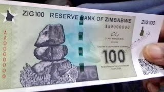 RBZ governor unveils New Zimbabwe currency [upl. by Zednanref]