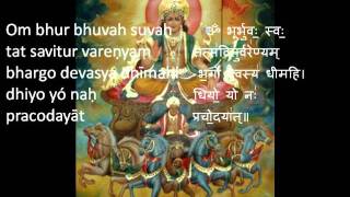 Gayatri Mantra Savitr 108 Repetitions [upl. by Anitra]