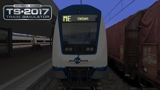 Train Simulator 2017  Metronom Spätschicht mit Ansagen [upl. by Anitteb]