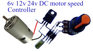 6v to 24v dc Motor speed controller circuit using NE555 ic diy [upl. by Zohar]