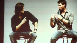 Supernatural Convention  AECON 2  Part Of Jareds amp Jensens Panel [upl. by Notniw]