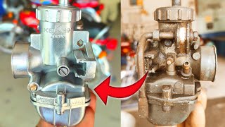 how to clean carburettor outside  complete restoration 70cc carburator [upl. by Belita]