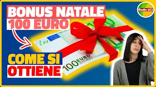 BONUS NATALE 2024 100 EURO A CHI SPETTA COME RICHIEDERLO REQUISITI CIRCOLARE AGENZIA DELLE ENTRATE [upl. by Sirhc826]