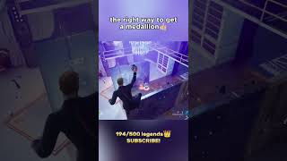 the right way to get a medallion👍🏼 fortnite fortniteclips fortnitememes [upl. by Teddie]