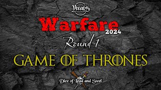 ASOIAF UK Warfare 2024  Game 1 [upl. by Meredeth]