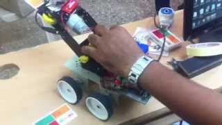 PC Controlled Bomb Displacing Robot with Wireless Video Camera [upl. by Nannek619]