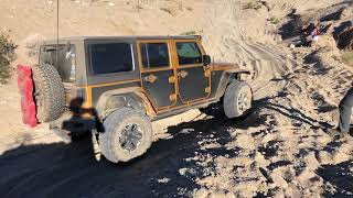 Anza Borrego Off Road Jeep Trip Diablo Drop Off Sandstone Canyon [upl. by Simonsen747]