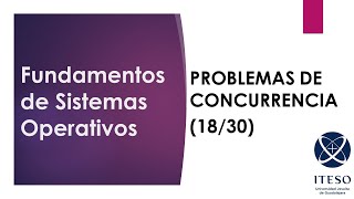 Sistemas Operativos Problema de la concurrencia 18 Semáforos productor consumidor 2 [upl. by Kcyrred]