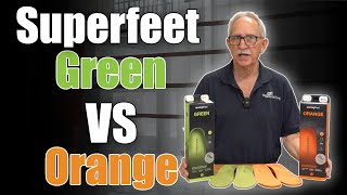 Superfeet Green Vs Orange [upl. by Aztinaj]