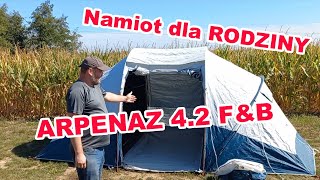 Recenzja Namiot Quechua Arpenaz 42 FreshampBlack quechua arpenaz camping decathlon namiot [upl. by Durrell93]