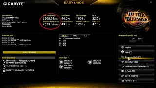 Paano mag OverclockUnderclock ng RAM B550m ds3h  Eng Sub [upl. by Rosmunda]