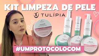 Limpeza de Pele Profissional com Kit Tulípia  Passo a Passo Completo [upl. by Aztiraj]