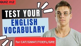 Improve Your English Vocabulary with quiz  part 12 [upl. by Airdnaxila]