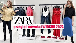 PRZEGLĄD WIOSENNYCH NOWOŚCI ZARA CZ3 TRENDY WIOSNA LATO 2024 I MIERZYMY [upl. by Aoket550]