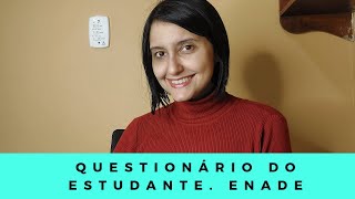 Questionário do estudante enade 2022 Como e onde responder [upl. by Aldous77]