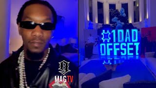 Offset Gets Emotional After Cardi B Surprised Him With Spectacular Fathers Day Decorations 😢 [upl. by Addy580]