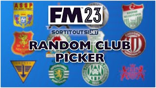 Need Help Picking a Club on FM23 Try our Random Club Picker Tool [upl. by Tak998]