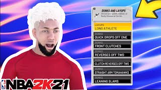 NBA2K21 BEST DUNK amp LAYUP PACKAGES BEST CONTACT DUNKS AND ALLEY OOPS FOR SLASHERSPLAYMAKERSETC [upl. by Ordnael435]