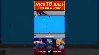 Nice 10 Ball Break amp Run ▸ Chezka Centeno [upl. by Bricker61]