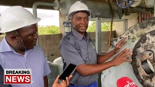 A Lusaka entrepreneur turning RUBBER and PLASTICS into GAS to be used as FUEL for vehicles [upl. by Agrippina]